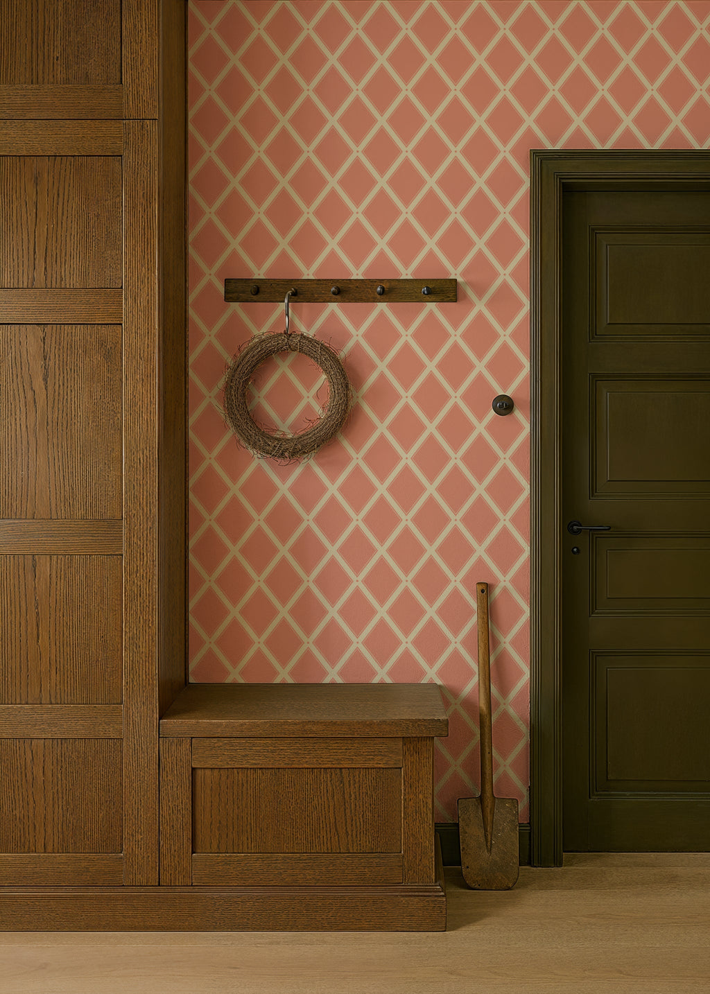 Trellis - Dusty Red