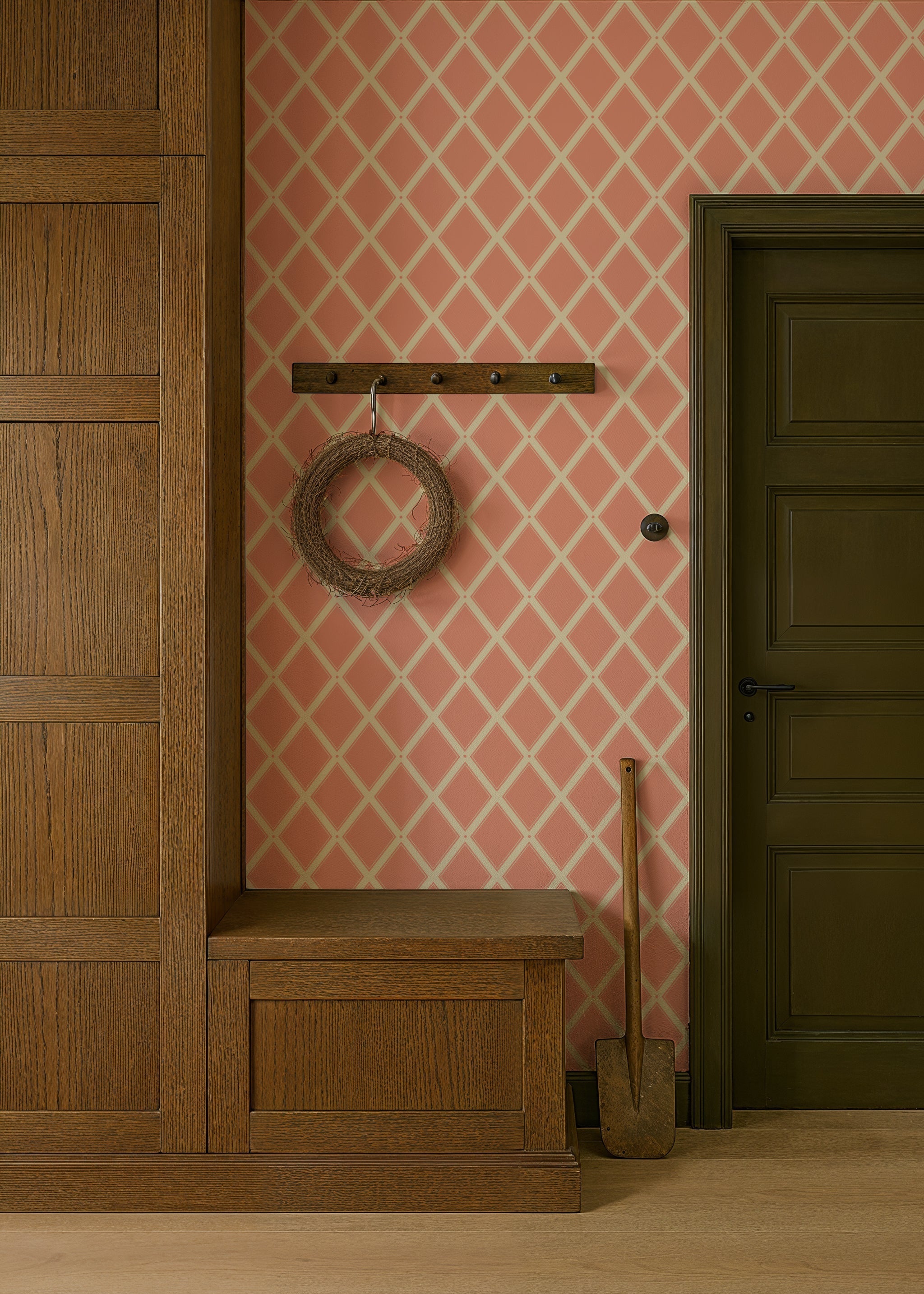 Trellis - Dusty Red