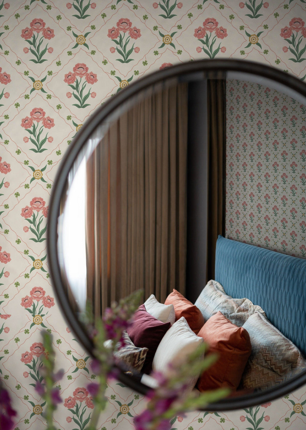 Floral Trellis - Rose
